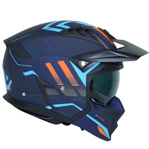 کلاه کاسکت فک جداشونده راپیدو مدل 890+ blu